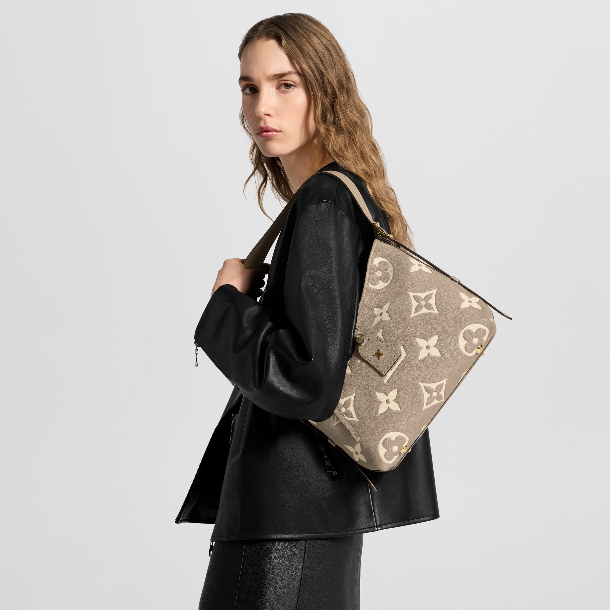【美品】LOUIS VUITTON カラハリPM バック CarryAll PM Bicolour Monogram Empreinte Leather - Handbags | LOUIS